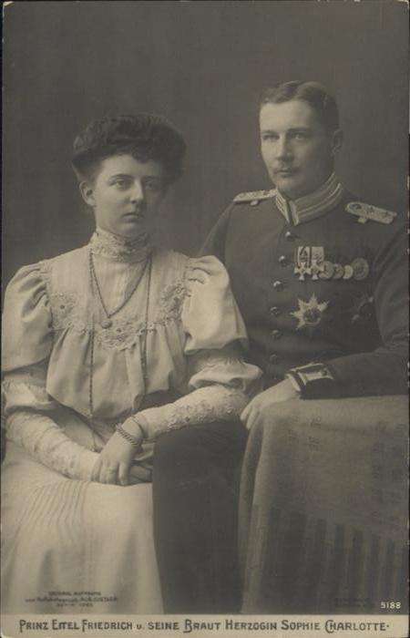 Adel Preussen Prinz Eitel Friedrich Herzogin Sophie C