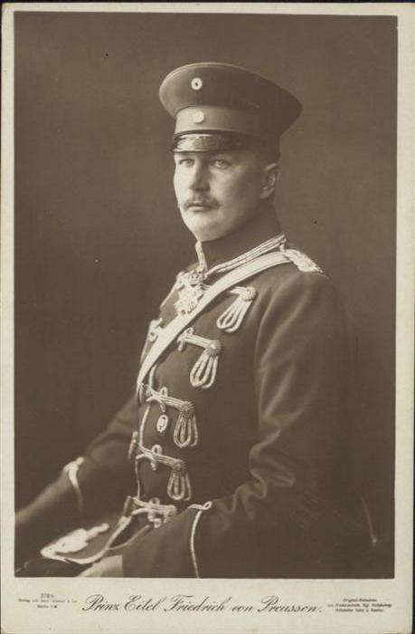 Adel Preussen Prinz Eitel Friedrich