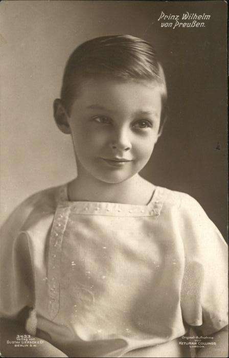 Adel Preussen Prinz Wilhelm
