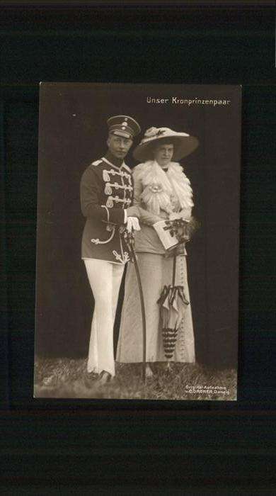 Adel Preussen Kronprinzessin Cecilie Kronprinz Friedr