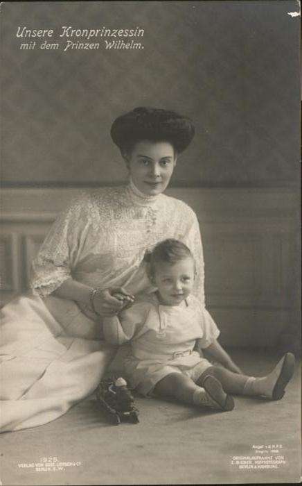 Adel Preussen Kronprinzessin Cecilie Prinz Wilhelm