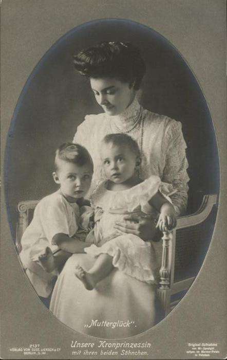 Adel Preussen Kronprinzessin Cecilie Kinder