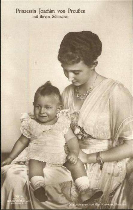 Adel Preussen Prinzessin Marie Auguste Kind