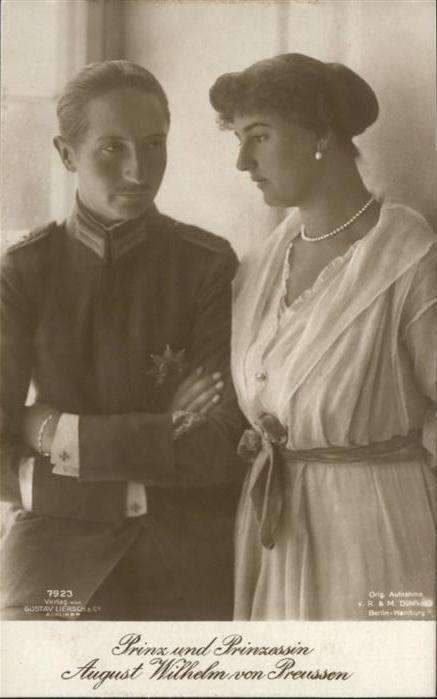 Adel Preussen Prinz August Wilhelm Prinzessin Alexand