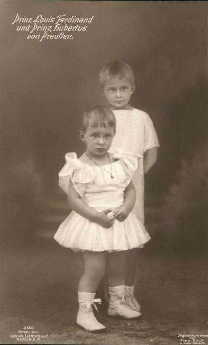 Adel Preussen Prinz Louis Ferdinand Prinz Hubertus