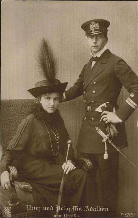 Adel Preussen Prinzessin Adelheid Prinz Adalbert