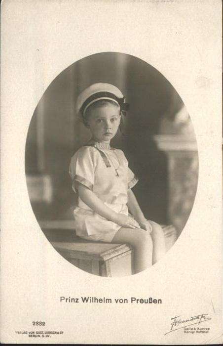 Adel Preussen Prinz Wilhelm