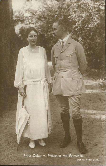 Adel Preussen Prinz Oskar Ina Maria