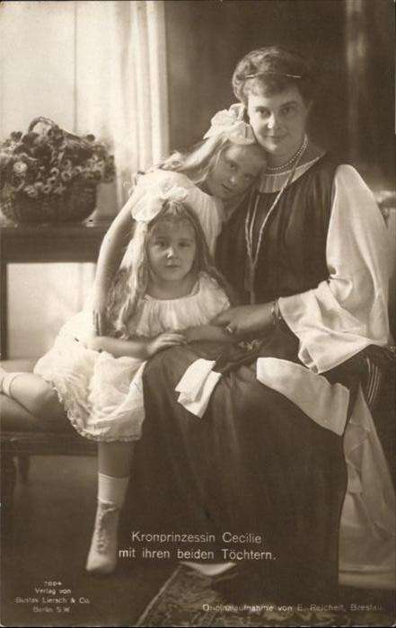 Adel Preussen Kronprinzessin Cecilie Kinder Töchter P