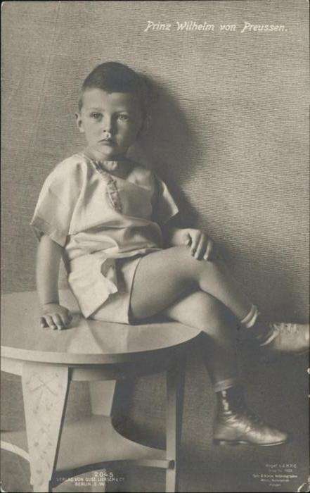 Adel Preussen Prinz Wilhelm