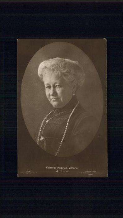 Adel Preussen Kaiserin Auguste Viktoria