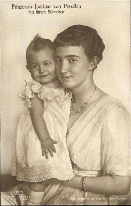Adel Preussen Prinzessin Marie Auguste Sohn