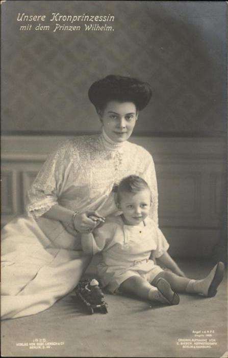 Adel Preussen Kronprinzessin Cecilie Prinz Wilhelm