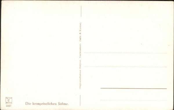 Adel Preussen Söhne Kinder Prinzen – Bild 2