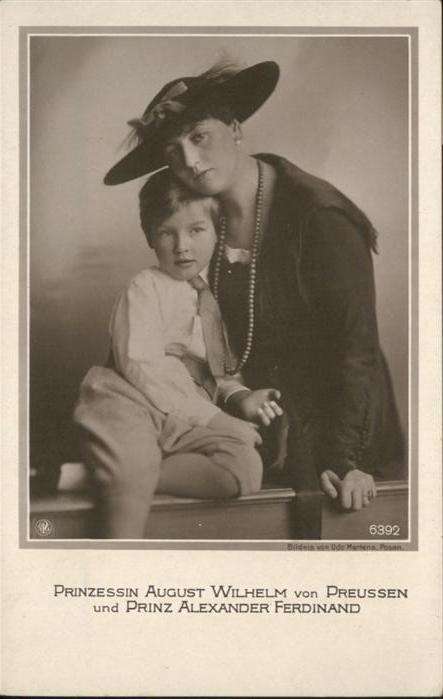 Adel Preussen Prinzessin Alexandra Prinz Alexander Fe