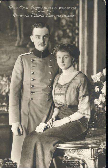 Adel Preussen Prinz Ernst August Prinzessin Viktoria