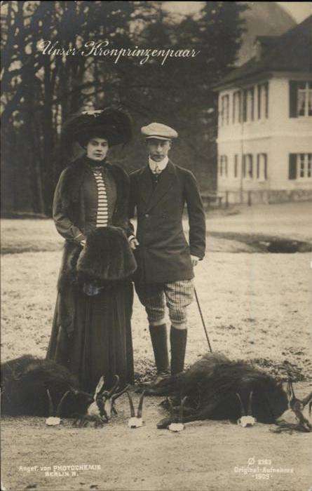 Adel Preussen Kronprinzessin Cecilie Kronprinz Friedr