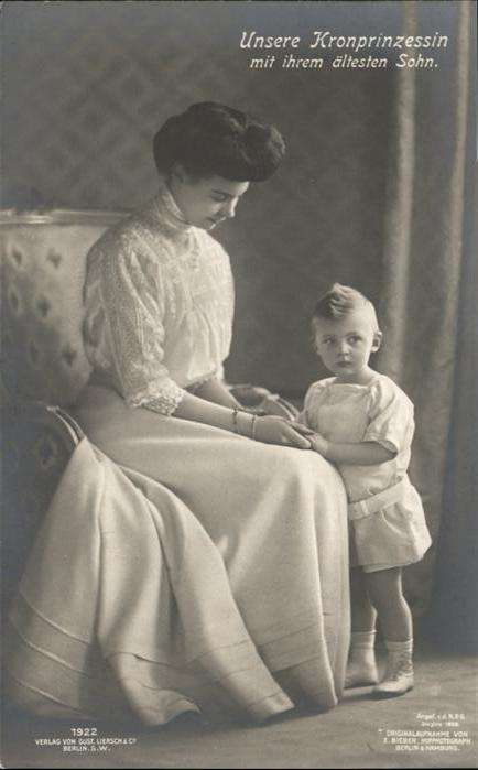 Adel Preussen Kronprinzessin Cecilie Sohn Kind Prinz