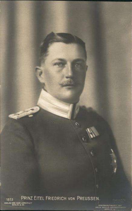 Adel Preussen Prinz Eitel Friedrich