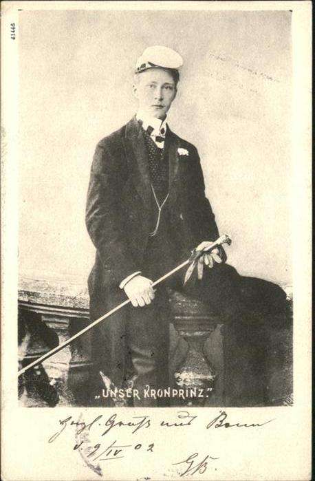 Adel Preussen Kronprinz Friedrich Wilhelm