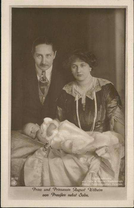 Adel Preussen Prinz August Wilhelm Prinzessin Alexand