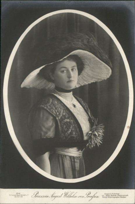 Adel Preussen Prinzessin Alexandra Hutmode