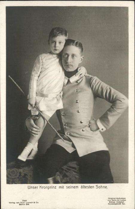 Adel Preussen Kronprinz Friedrich Wilhelm Sohn Kind P