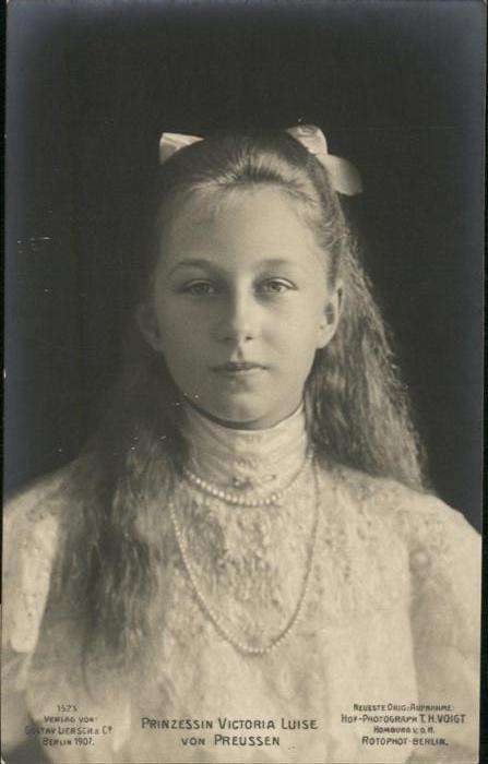 Adel Preussen Prinzessin Victoria Luise
