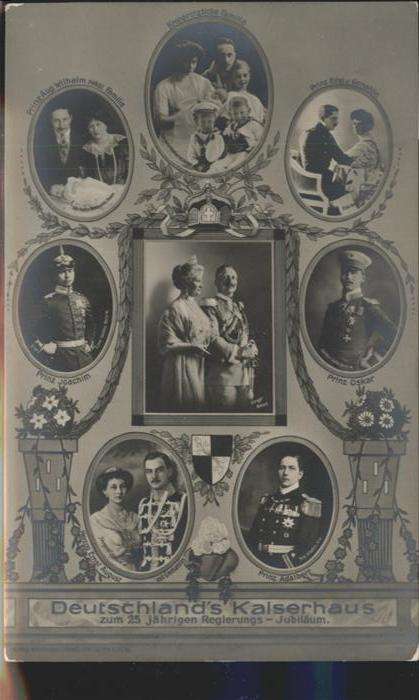 Wilhelm II Kaiserin Auguste Viktoria Kaiserhaus Re