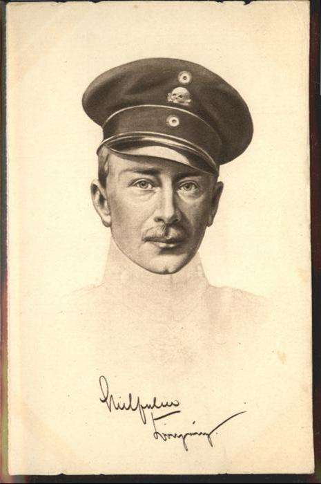 Adel Preussen Kronprinz Friedrich Wilhelm Rotes-Kreuz