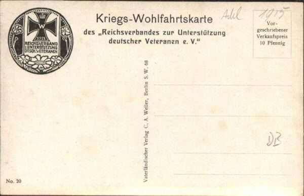 Wilhelm II Künstler Hornert Militaria – Bild 2