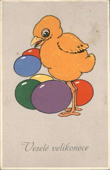 Ostern Easter Paques Küken Ostereier Vesele velikonoce