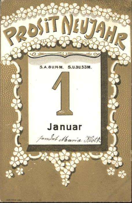Neujahr Datum Kalender