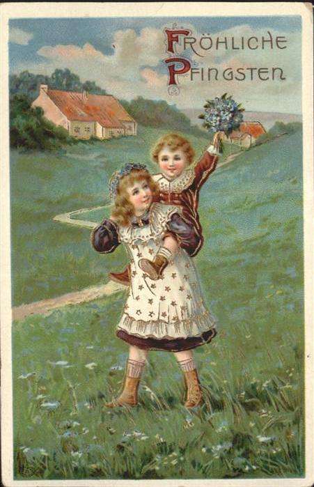 Pfingsten Pentecost Pentecote Kinder