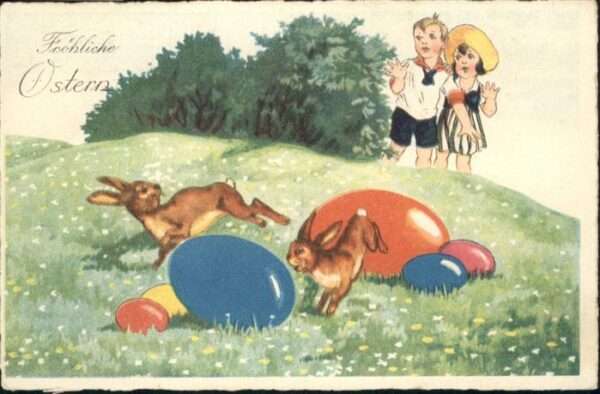 Ostern Easter Paques Osterhasen Ostereier Kinder