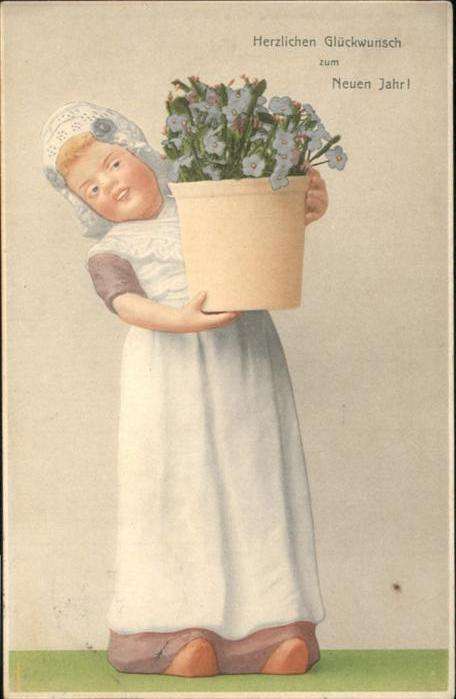 Neujahr Trachten Blumen