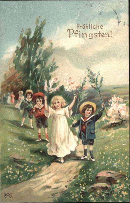 Pfingsten Pentecost Pentecote Kinder
