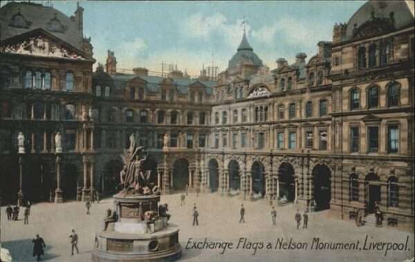 Liverpool Flags Nelson Monument