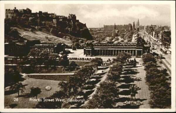 Edinburgh Scotland Princes Street West
