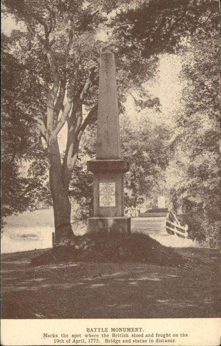 London [?]Battle Monument