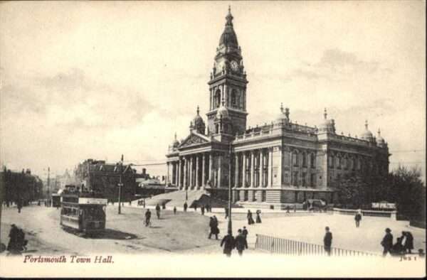 Portsmouth Town Hall Strassenbahn