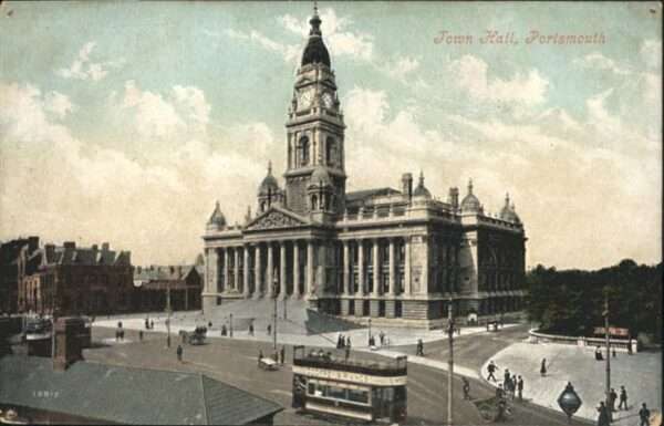 Portsmouth Town Hall Strassenbahn