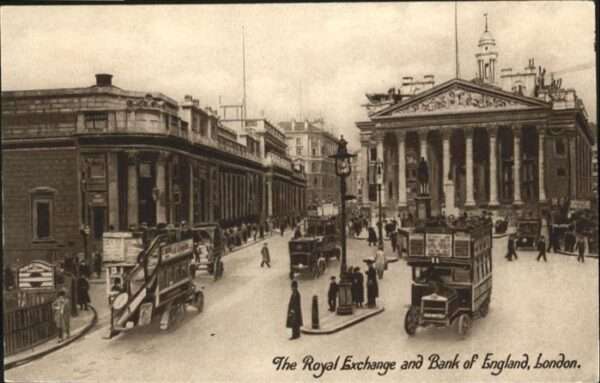 London Royal Exchange Bank of England