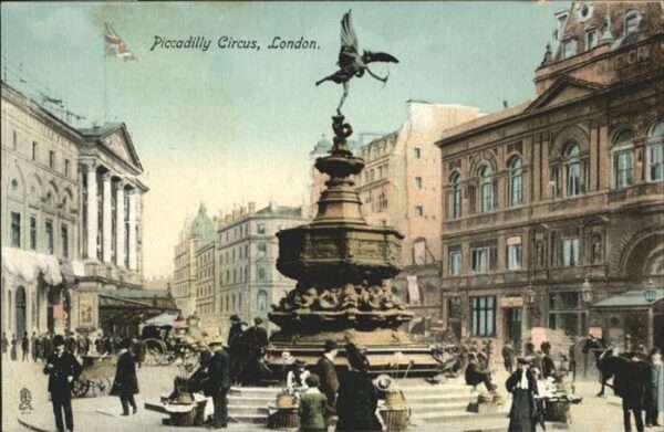 London Piccadilly Circus Brunnen
