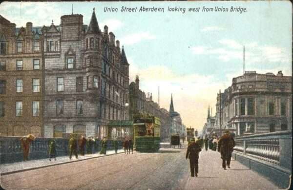 Aberdeen City Union Street Aberdeen Bridge Strassenba