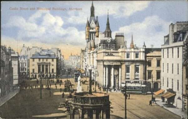Aberdeen City Castle Street Municipal Building Strass