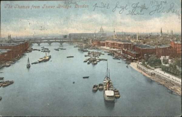 London Thames Tower Bridge Schiff