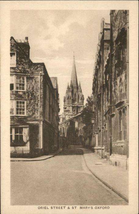 Oxford Oxfordshire Oriel Street St Marys