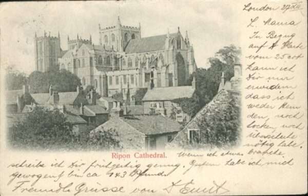 London [Handschriftlich] Ripon Cathedral