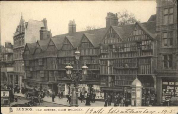 London Old Houses High Holborn Kutsche